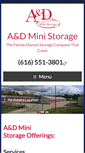 Mobile Screenshot of aanddministorage.com